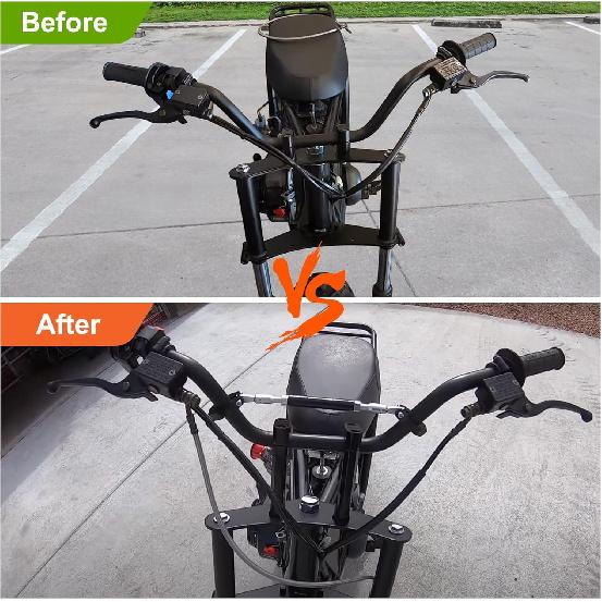 7/8" Handlebar Risers - 7/8" 22 Mm Handlebar Mount Clamp Risers For Coleman Bt200X Ct200 SSR125 Razor MX350 MX650 Dirt Pit Bike 50Cc 70Cc 90Cc 110Cc