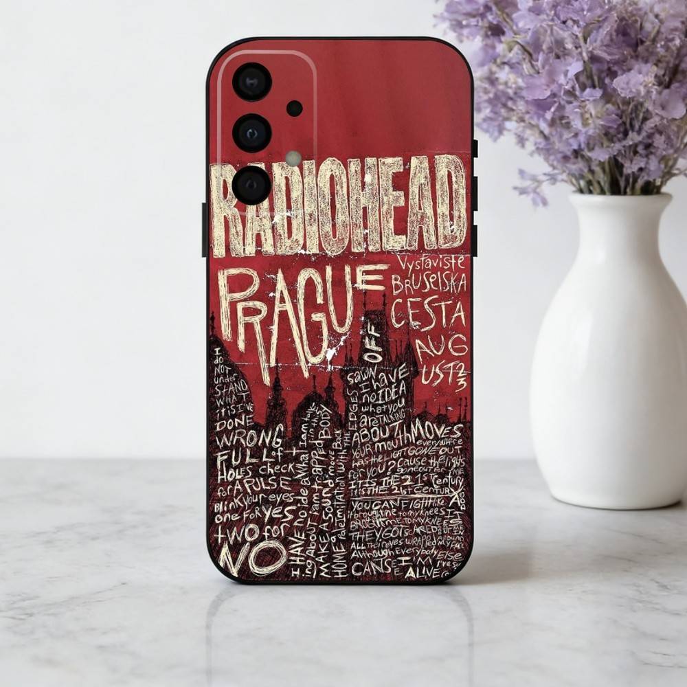 Alternative R-Radiohead -D band Phone Case For Samsung Galaxy A73,A72,A71,A70,A53,A52,A51,Soft Silicone Black Cover