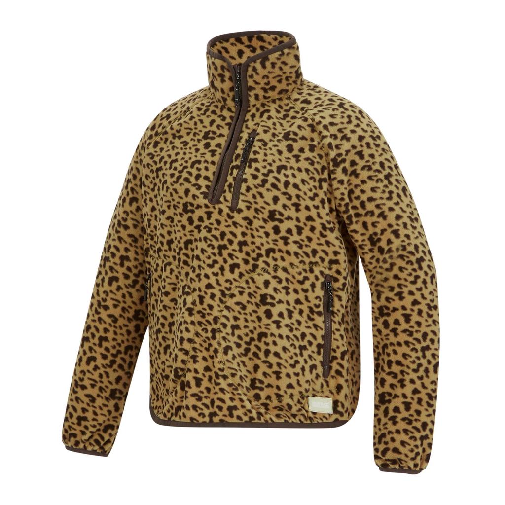 Regatta Damen/Damen Frankie Leo-Print Halbreißverschluss Fleece-Oberteil