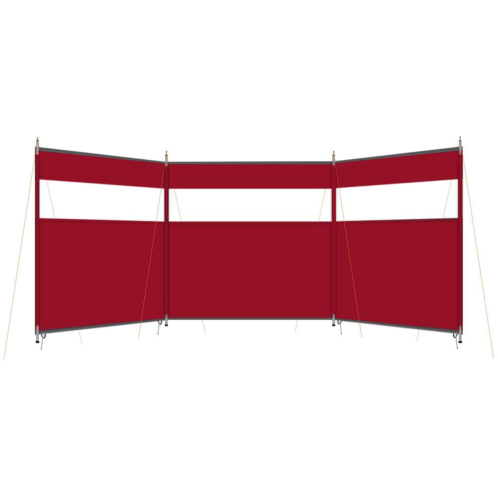 Outdoor Windshield Windproof Transparent Visual Strip Camping  Screen Panel Partition Wall Divider