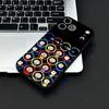 M-MINNA NO T-TABO Phone Case For IPhone 17 Air 16 E Pro Max 15 14 13 Mini 12 Pro 11 Max Plus Black Soft Shell
