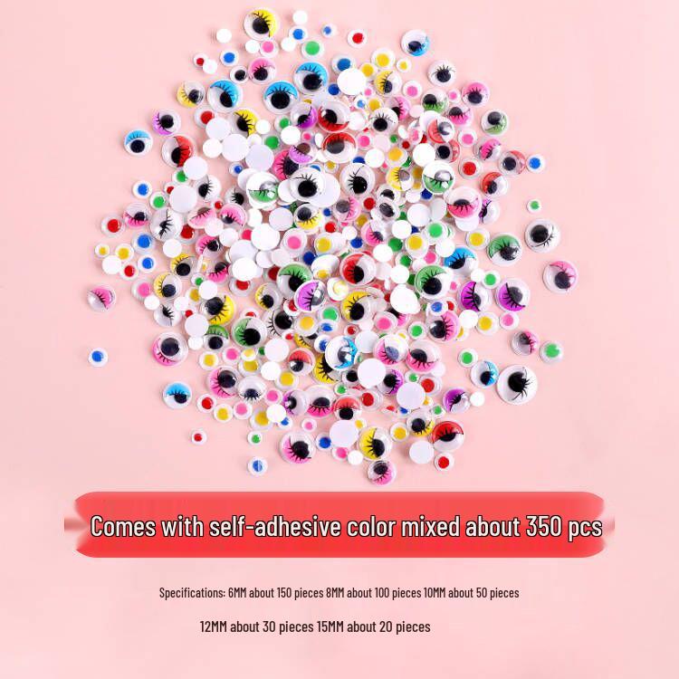 DIY Kindergarten Animal Eye Stickers – Plastic Fake Eyeballs for Craft Activities