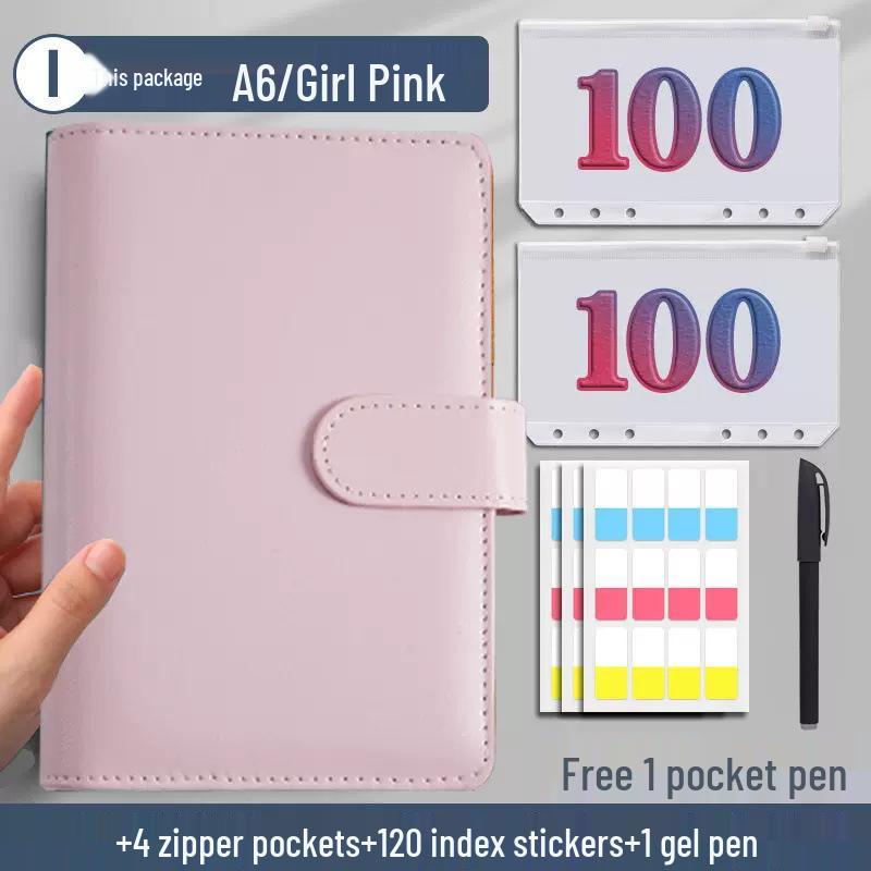 Macaron Style Budget Planner: Korean Cash Diary & Kids' Expense Notebook