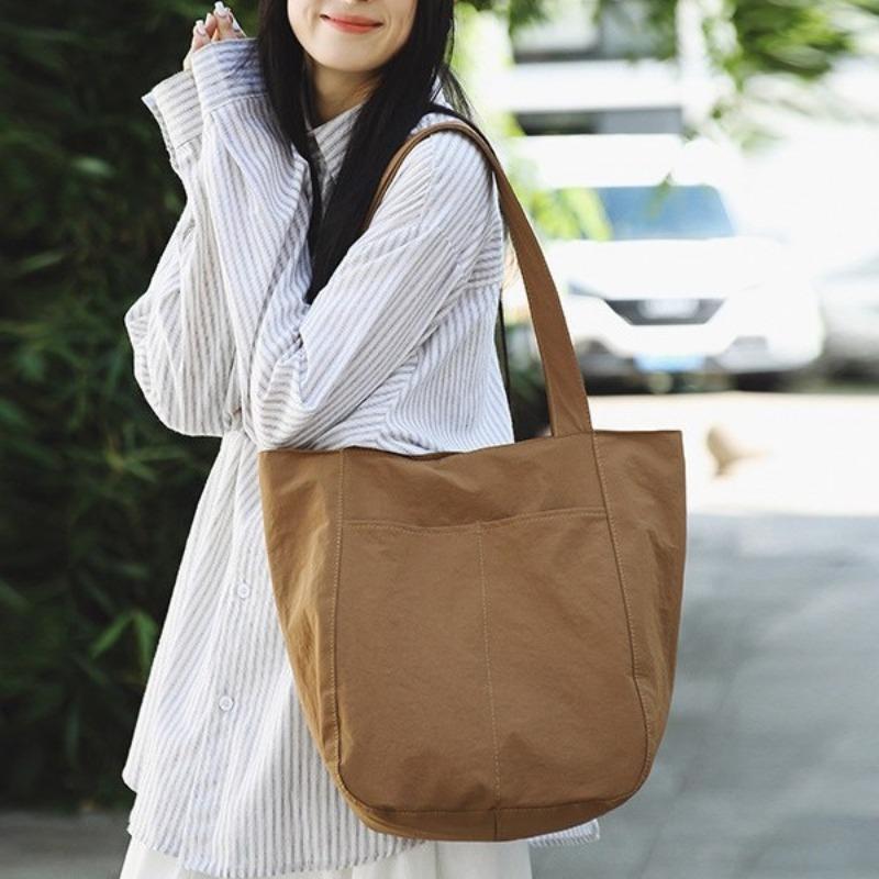 D Canvas Bag Small Blank Multi-color Portable Canvas Bag Solid Color Canvas Handbag Can Be Printed O