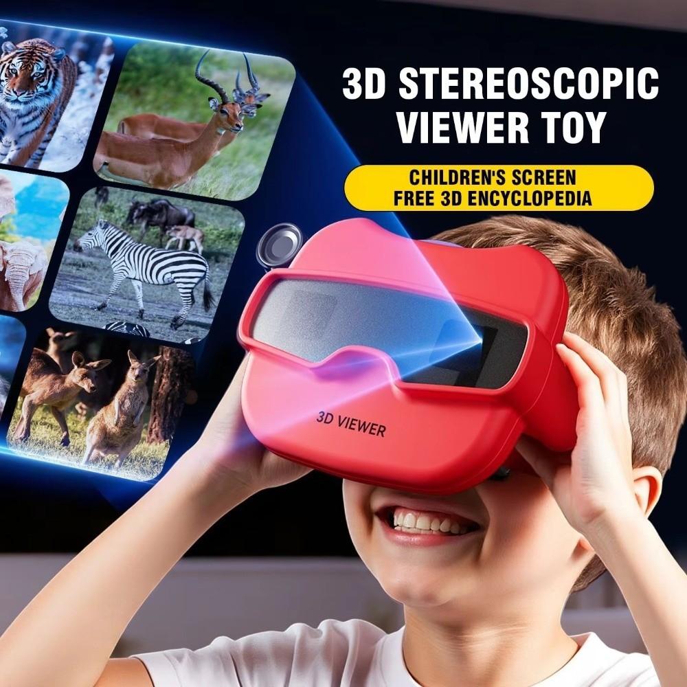 Portable 3D Viewer Toy 3D Stereoscopic Science Educational Toy Viewing Machine Children