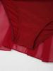 Girls Sparkling Mesh Dance Dress Long Sleeve Keyhole Back Leotard for Ice Skating Ballet Costume