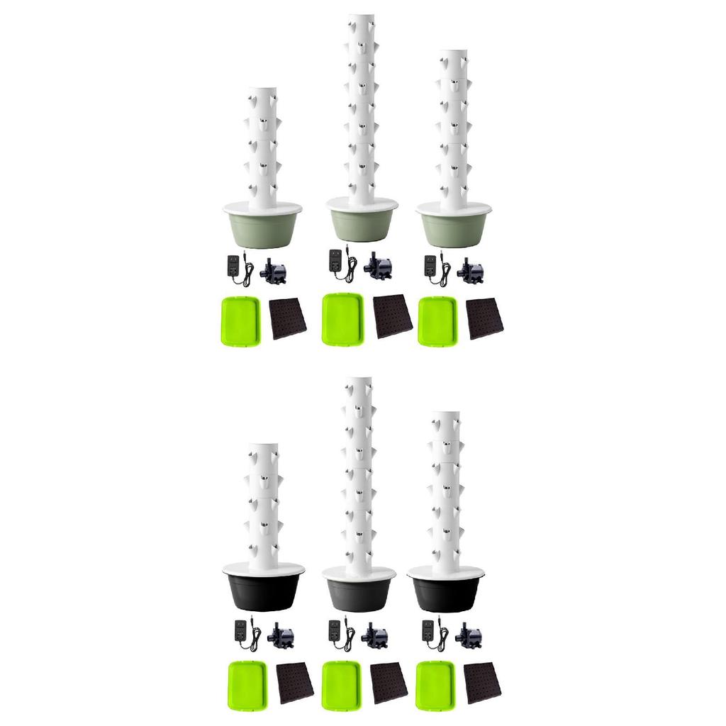 Hydroponics Growing System Hydroponic Tower High Yield Planting Tools Plant Germination Kit Vertical Planter for Strawberries