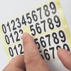 Temporary Parking Phone Number Sticker, 0-9 Digital Coding Label