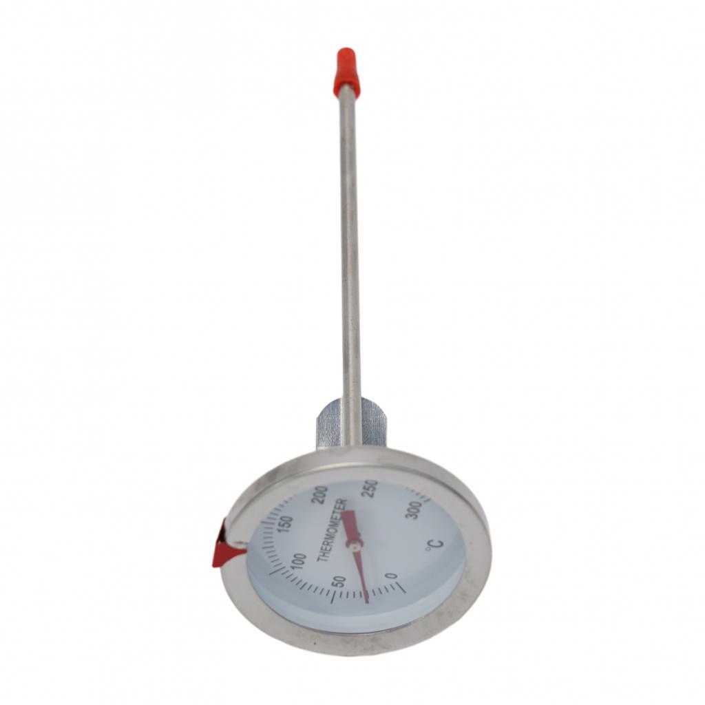 Effizientes Frittieren von Lebensmitteln mit Edelstahl-Fritteuse und Temperaturanzeige