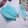 50Pcsdiy Jewelry Accessories Feather Big Floating Metal Clip Feather Swan Hair Jewelry Clothing Accessories Materials