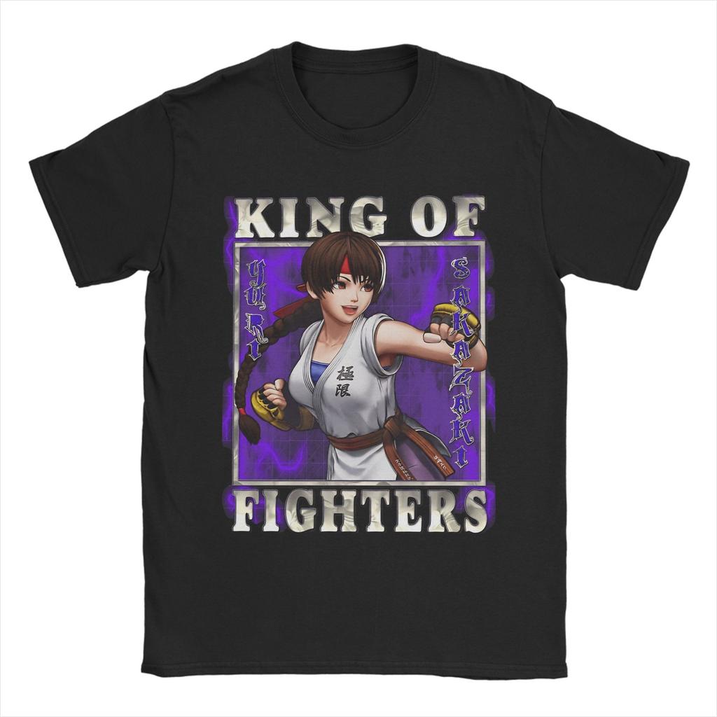 Oversized T-Shirt Summer King of Fighters XV Wild Flying Swallow Yuri Sakazaki T-Shirts Tee Shirt for Unisex Short Sleeve Tops