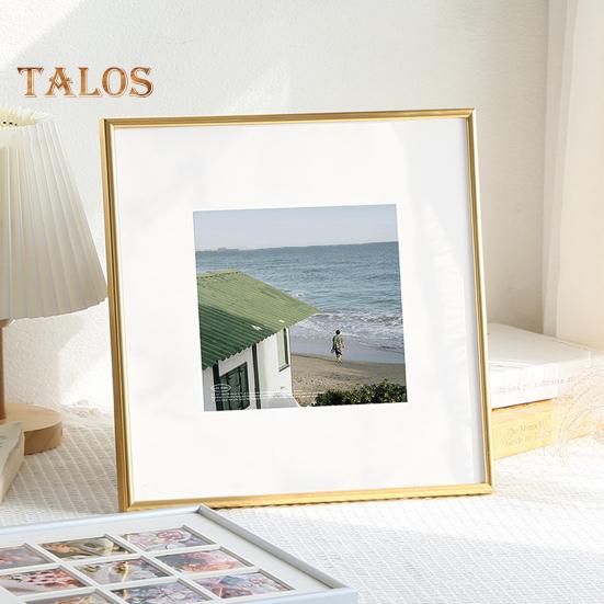 10/12 inç Duvara Monte Fotoğraf Çerçevesi Şeffaf Pleksiglas Alüminyum Alaşımlı Fotoğraf Tutucu Ev Ofis Asılı Masaüstü Dekoratif Metal Resim Sergileme Çerçevesi