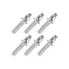 6Pcs Mountaineering Stick Tip Metal Trekking Feet Replacement Trekking Cane Tip Walking Poles Nonslip Spikes Enduring