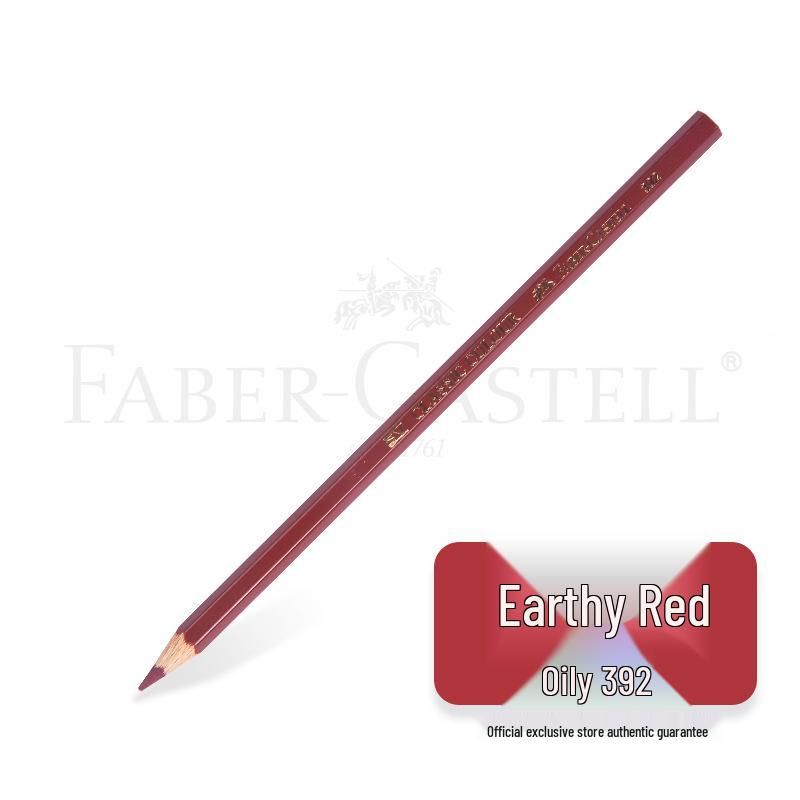 Faber-Castell Art Oil-Based Colored Pencils Set - Red, White, Black, and 60 Single and Complementary Colors.