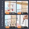 YTKJ 30 Clips Foldable Chain Hanger 3 Tier Stainless Steel Drying Rack Windproof Hook for Socks Underwear Ties Slim Vertical Space Saving Laundry
