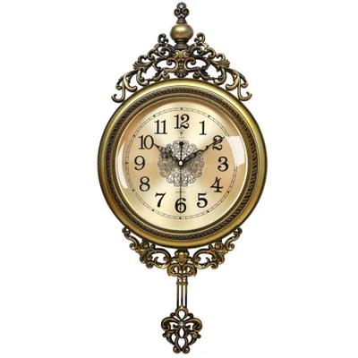 Large Luxury Gold Wall Clock Living Room Silent Creative Swing Wall Watches Bedroom Quartz Clocks Wall Home Decor
