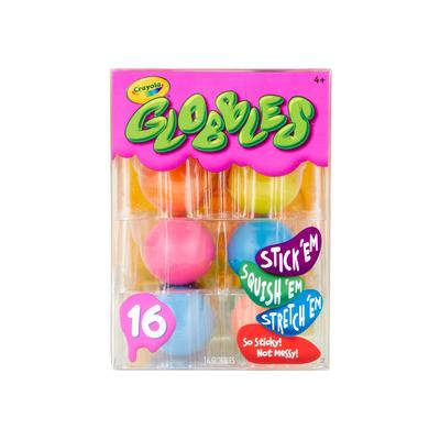 Crayola Groble Squishy Toy Adhesive Ball Набір предметів для зняття стресу з 16 штук 747292 Оригінальний продукт
