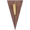 1pcs Creative Solid Wood Brass Punch Free Hook Into Account Key Clothes Hook Coat Hat Hand Bag Hook Solid Wood Hook for Clothes and Hats