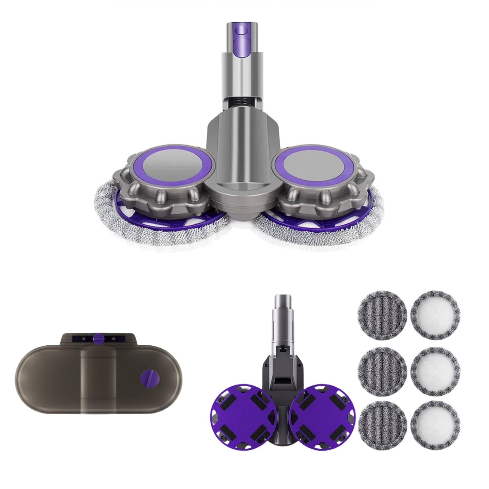 

TopGTzolun Dyson Vacuum Cleaner Exclusive Electric Mop Head Replacement Part Cordless Vacuum Cleaner Rotating Mop Head Parts for Wet and Dry Floor