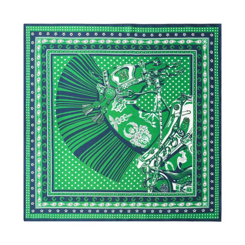 Men s Retro Paisley Twill Silk Scarf One Size