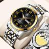 Relógio Automático Skeleton Importado Suíço - Feminino & Masculino Luminoso à Prova d'Água