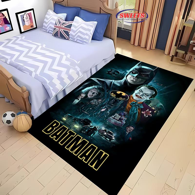 

Новые полки! Классический ковер-постер DC Batman, Гостиная Спальня Офисная зона Детская комната на выбор, Нескользящий Коврик машинной стирки 40x60cm (16x24in)