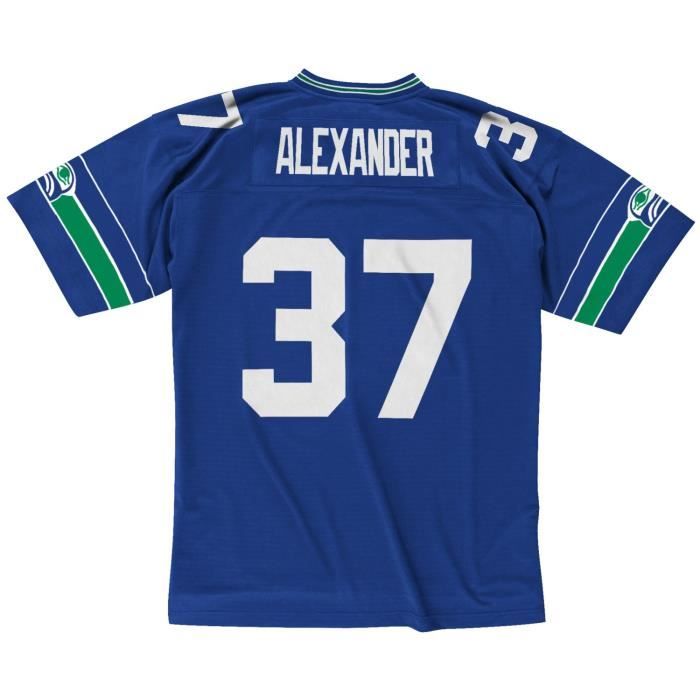 Maillot NFL Legacy - Seattle Seahawks - Shaun Alexander - 100% Polyester - Col Classique - Manches Courtes