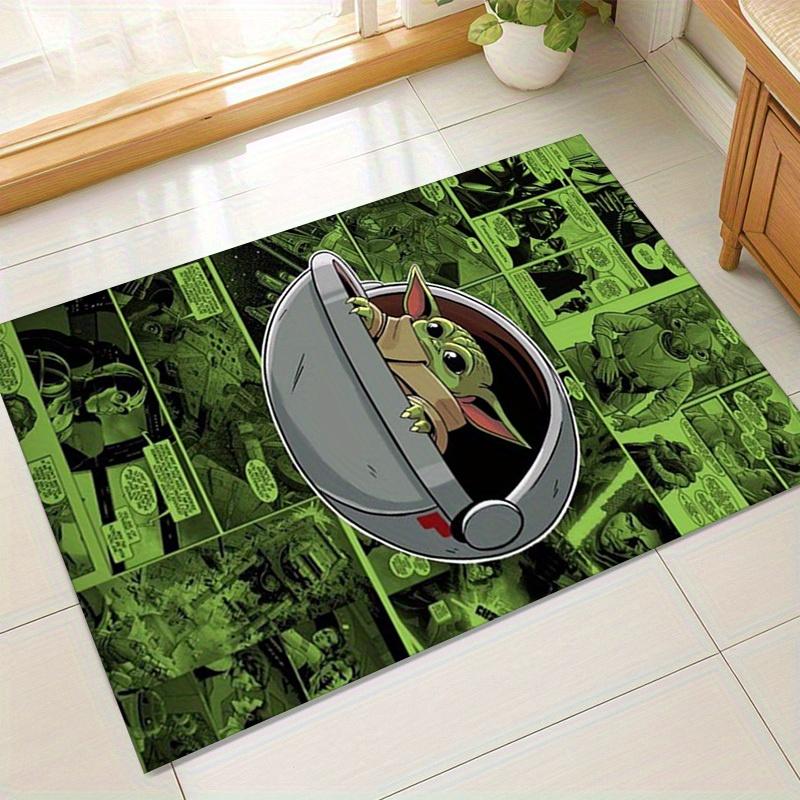 

1pc. Cute Yoda Star Wars Themed Area Rug for Home Decor, Office Carpet, Chair Mat, Outdoor Rug Giftz041048 60cm by 90cm