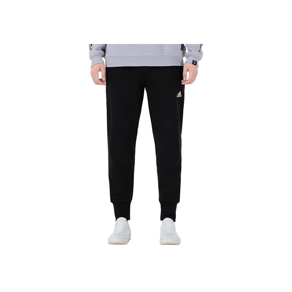 Adidas Studio Lounge Fleece Sweatpants Black Men Streetwear HB6587