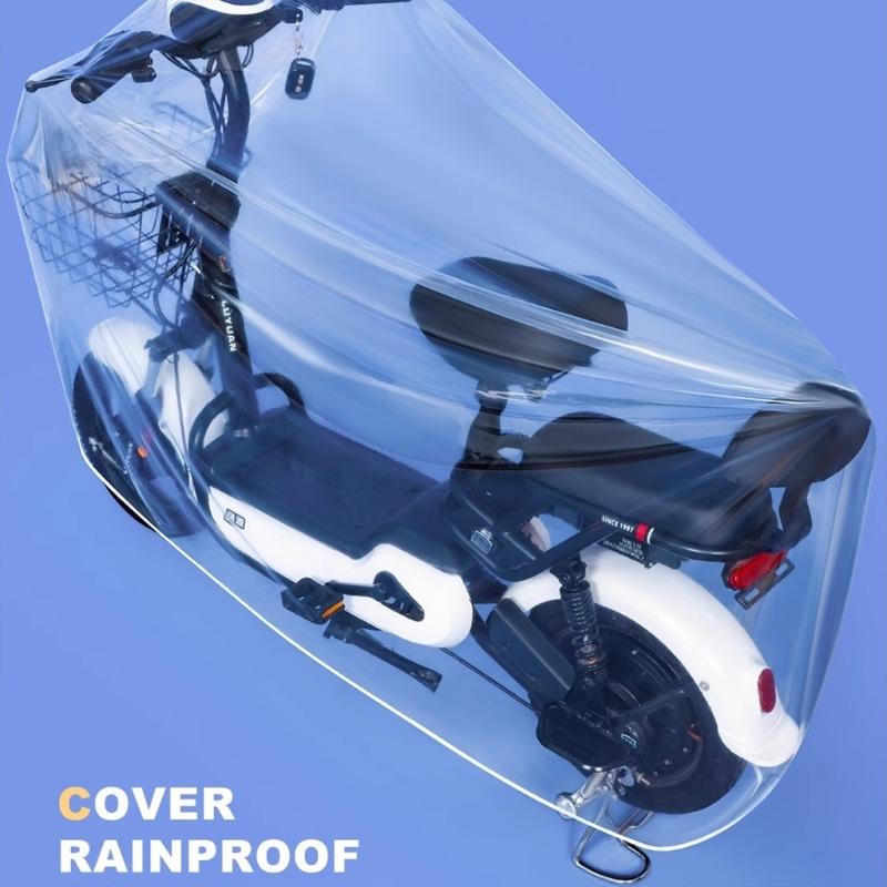 Housse de Pluie Imperméable pour Moto Scooter Protection Extérieure contre le Soleil Anti-poussière Protecteur