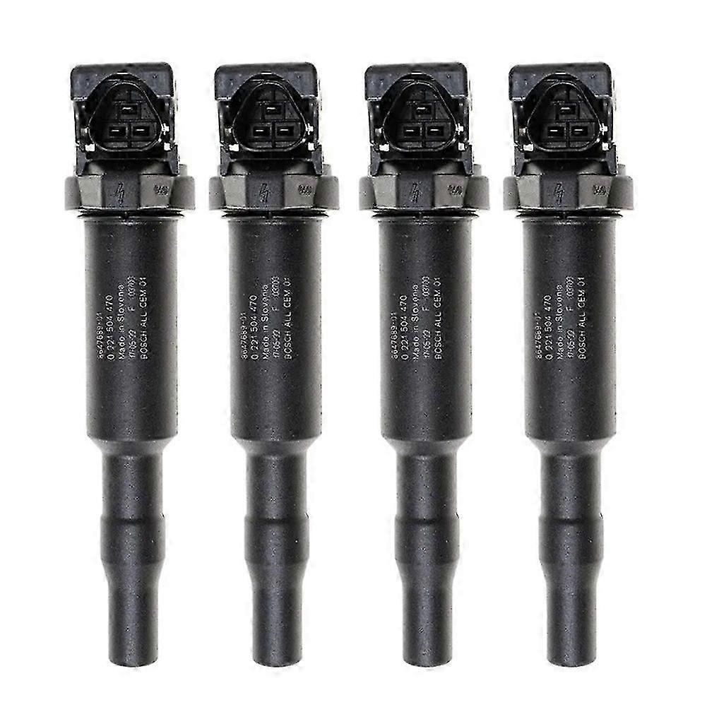 4 Pcs for BMW E46 E60 E85 E90 Ignition Coils with Spark Plug Connector 12138657273 12137594937