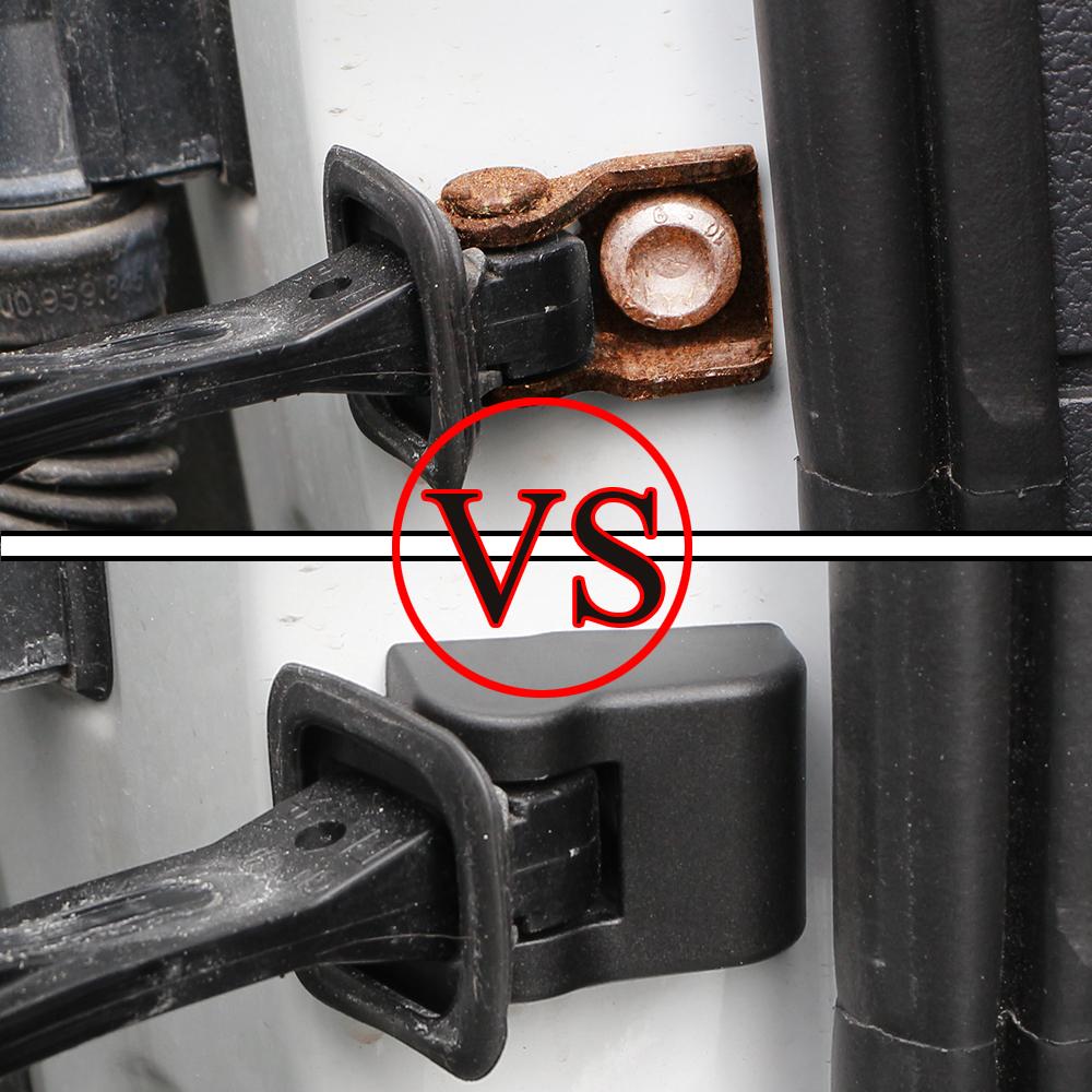 8Pcs Car Door Lock Protective Cover for VW Volkswagen Passat Golf 6 7 Jetta Tiguan Beetle Scirocco Polo Bora Interior Styling