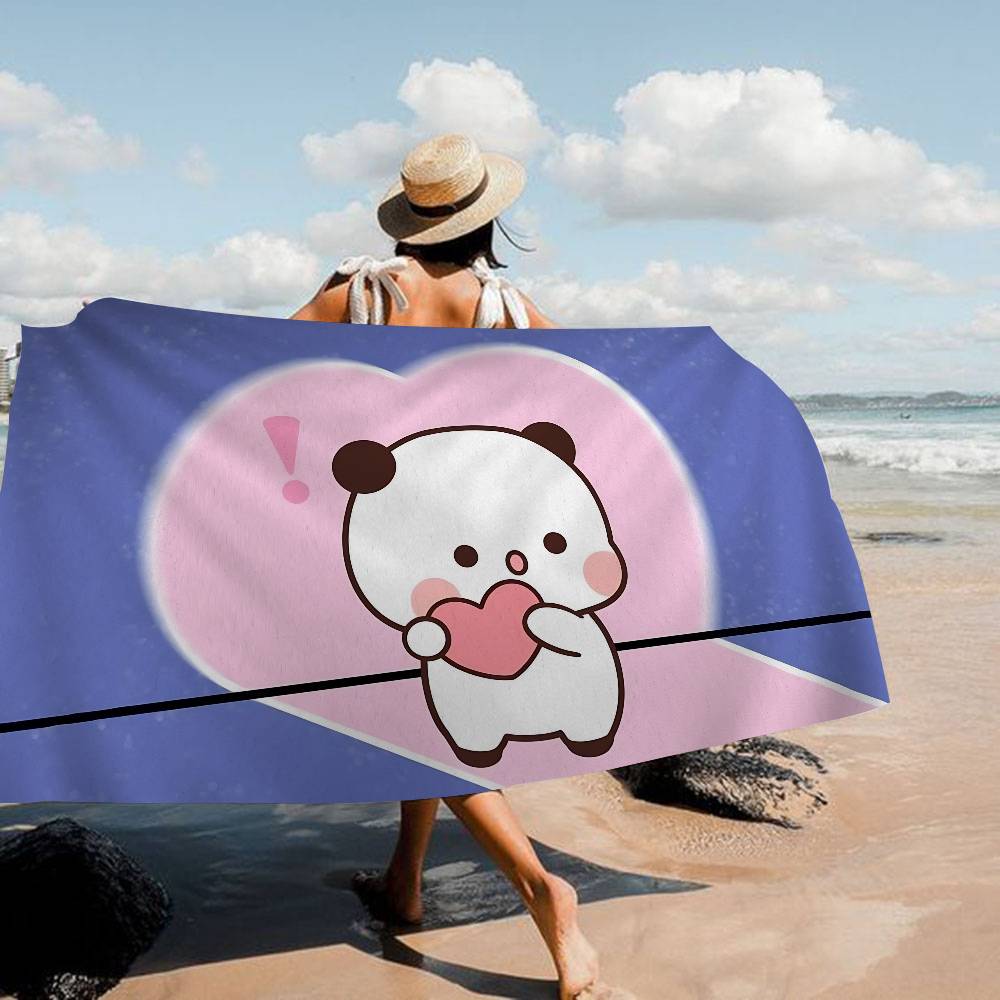 

Popular B-BUBU D-DUDU Character Big Microfiber Beach Towels Quick Dry Towel Sand Beach Towels Pool Towel For Travel Swim Pool W40*H60(CM)