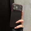 Applicable to iPhone17 leather mobile phone case, high-value couple Apple 16proMax large window all-inclusive protective case