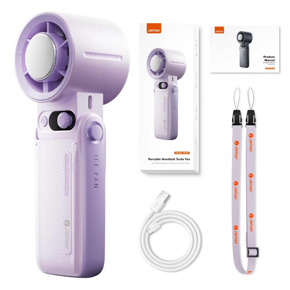 

Летний подвесной вентилятор на шею 2025 года со светодиодным цифровым дисплеем | 199 скоростей свободной регулировки | 6000 мАч длительное время работы | Эффективный охлаждающий вентилятор фиолетовый