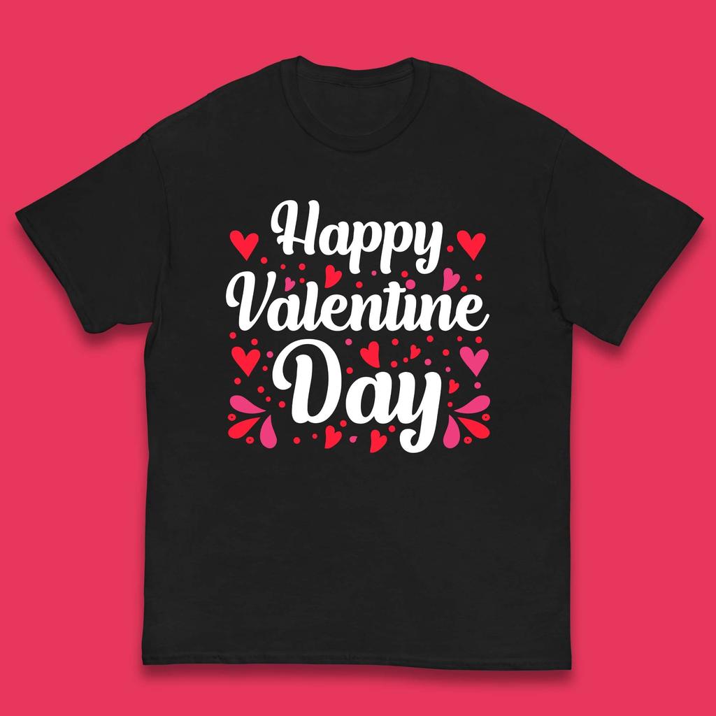Glücklicher Valentinstag Kinder T-Shirt