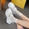 Mesh Breathable Thick Sole Heightening 7CM Mary Jane Shoes Women's 2025 Summer New Casual Sports Dad Shoes Versatile