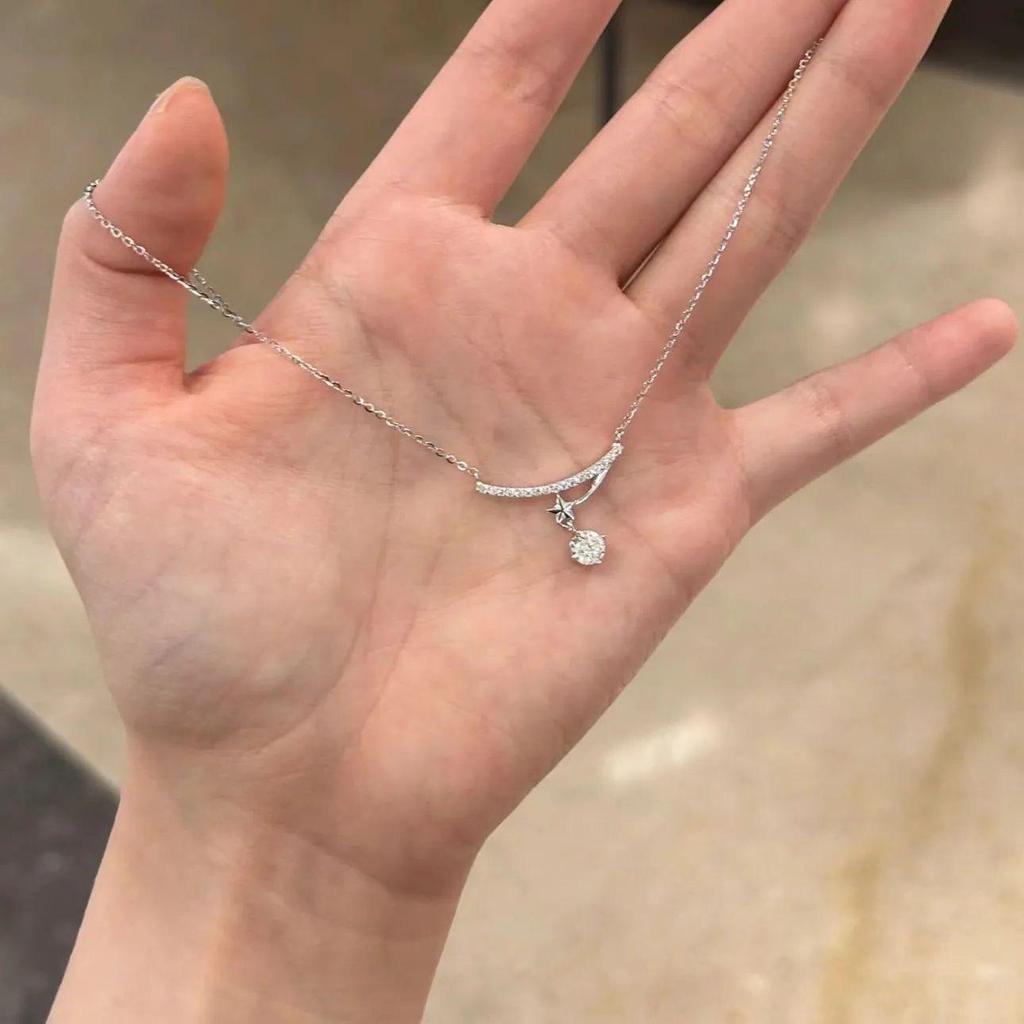 Starlight Meteor Fall Necklace - Women's Trendy Light Luxury Clavicle Chain