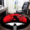 1pc Naruto Chest Office Round Area Rug, Indoor Mat Suitable For Office, Under Office Chairs Bedroom Living Room Home Decor, Room Deco