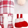 Christmas Red Faceless Gnome Doll: Cute Standing Old Man Figurine Ornament