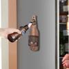 Wall Mounted Beer Bottle Opener Creative Cap Catcher Decorative Kitchen Bar Accessory Storage Tool for Home Wall Decor