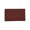 Inden-ya Uehara Yushichi Genuine Leather Business Card Holder, Model 2501, Black with Red Lacquer, Asanoha Pattern, Card Case, Made In Japan