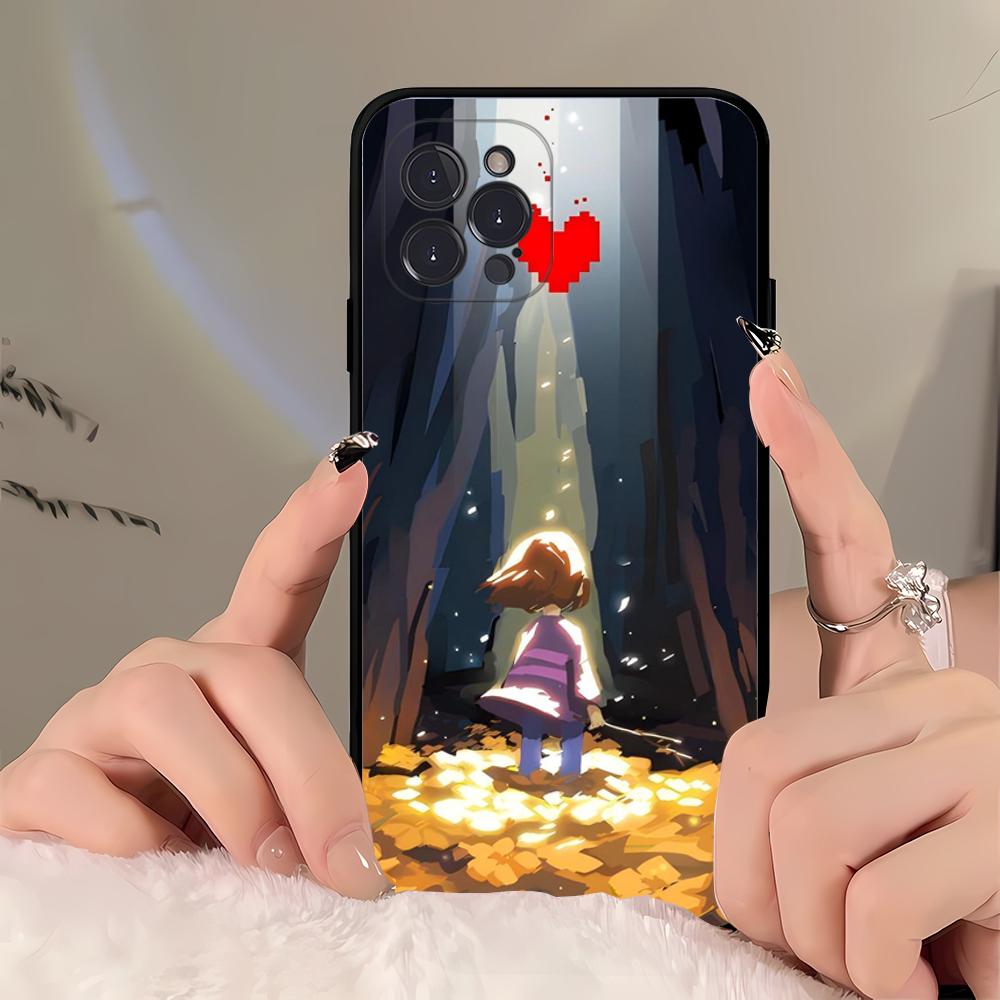 U-Undertale Phone Case For iPhone 16 15 14 11 12 13 Mini Pro XS Max Cover 6 7 8 Plus X Funda Shell