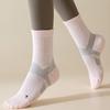 Women Sports Socks Sweat-Absorbent Breathable Yoga Socks Elastic Shock-Absorbing Athletic Socks for Running Fitness