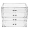 Beauty Storage Box Large Size Acrylic Makeup Storage to Clean Durable for Women 23.7x15x20cm 1Pcs