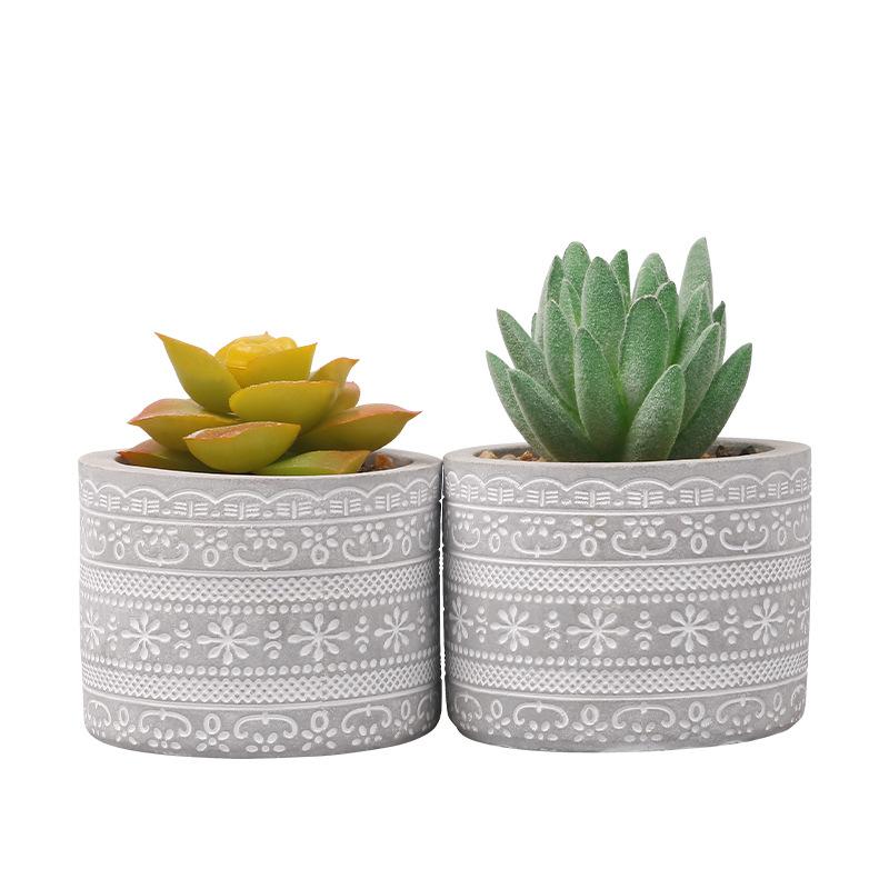 Simulation Succulent Plant Ceramic Pot Bonsai, Home Office Fresh Decoration, Simulation Pot Es1333
