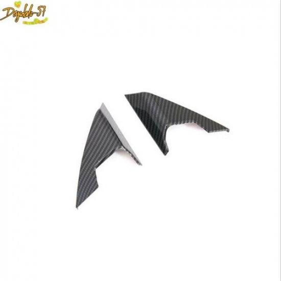For Toyota Avalon -21 Carbon Fiber Front Window Triangle A Pillar Cover Trim