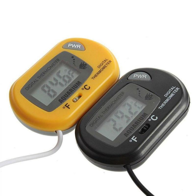 Digital Aquarium Thermometer For Fish Tanks St-3 With Suction Cup And Probe Accurate Temperature Measurement