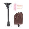 Nail Practice Foot Mannequin with Stand Flexible Bendable Lifelike Soft Silicone Practice Foot for M