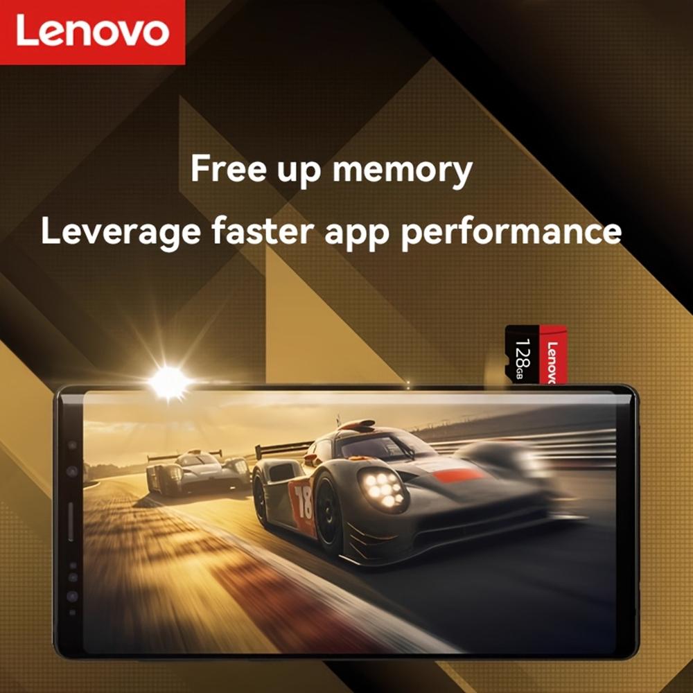 Lenovo Micro SD Card 100MB/s High Speed TF Card 32GB 64GB 128GB 256GB MicroSDXC Class 10 A1 V30 Memory Card for Nintendo Switch/Phone/Camera/Dash Cam